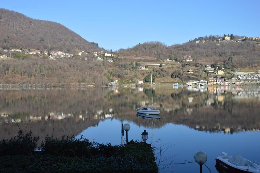 Villa Giardino Con Pontile Sul Lago D'Orta In Riva Orta San Giulio Extérieur photo