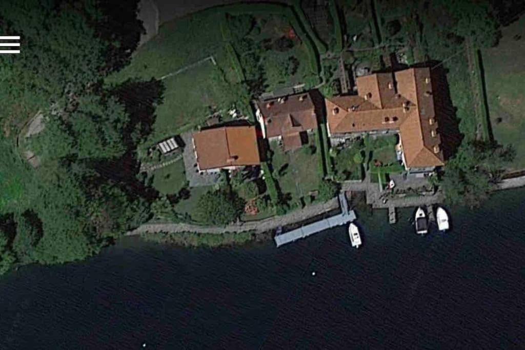 Villa Giardino Con Pontile Sul Lago D'Orta In Riva Orta San Giulio Extérieur photo