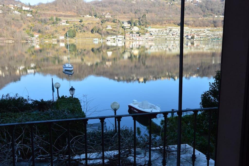 Villa Giardino Con Pontile Sul Lago D'Orta In Riva Orta San Giulio Extérieur photo